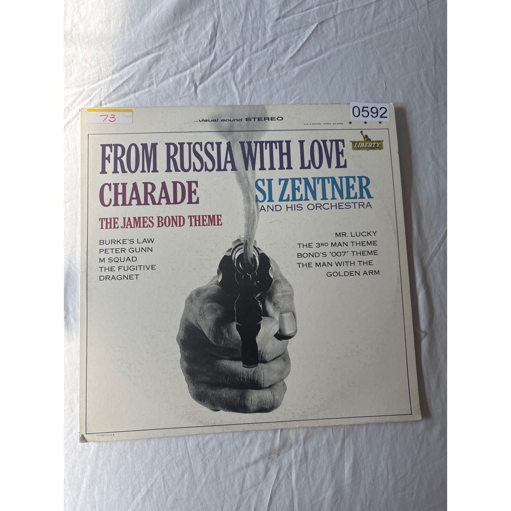 Liberty Si Zentner From Russia With Love  LP 12" 33RPM Stereo James Bond Theme